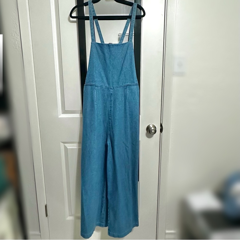 Women's Blue Denim Overalls